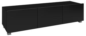 CALABRINI c | TV stolek | 150 cm | černá lesk | lze i zavěsit