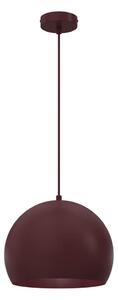 Lustr na lanku SOOL 1xE27/15W/230V pr. 27 cm burgundy