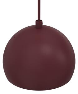 Lustr na lanku SOOL 1xE27/15W/230V pr. 15 cm burgundy