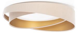 LED Stropní svítidlo GALAXY MODERN LED/24W/230V pr. 55 cm béžová/zlatá