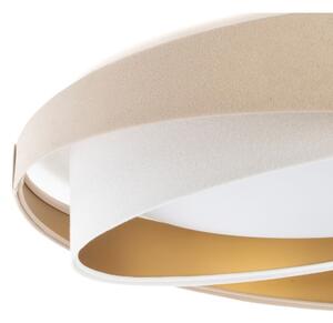 LED Stropní svítidlo GALAXY MODERN LED/24W/230V pr. 55 cm béžová/bílá/zlatá