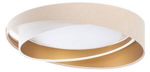 LED Stropní svítidlo GALAXY MODERN LED/24W/230V pr. 55 cm béžová/bílá/zlatá