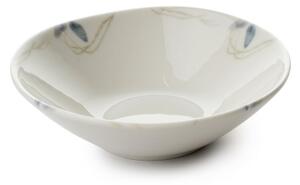 Jídelní sada 24 ks bílá/modrá/porcelán