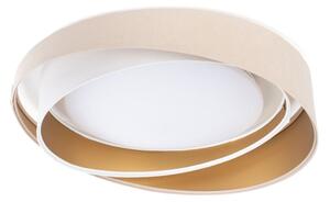 LED Stropní svítidlo GALAXY MODERN LED/24W/230V pr. 55 cm béžová/bílá/zlatá