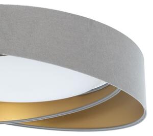 LED Stropní svítidlo GALAXY MODERN LED/24W/230V pr. 55 cm šedá/zlatá