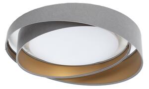 LED Stm. stropní svítidlo SM. GALAXY M. LED/24W/230V pr. 55 cm šedá/zlatá + DO