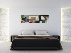 Obraz - Abstrakce, kubismus (170x50 cm)