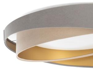 LED Stropní svítidlo GALAXY MODERN LED/24W/230V pr. 55 cm šedá/béžová/zlatá