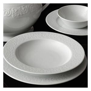 Jídelní sada 24 ks bílá/porcelán