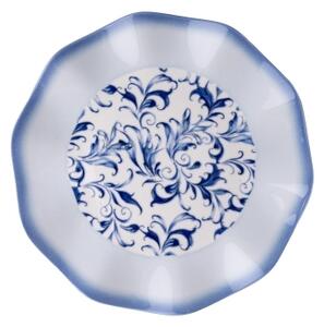 Jídelní sada 24 ks modrá/porcelán