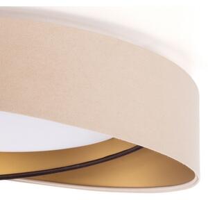 LED Stropní svítidlo GALAXY MODERN LED/24W/230V pr. 55 cm béžová/hnědá/zlatá