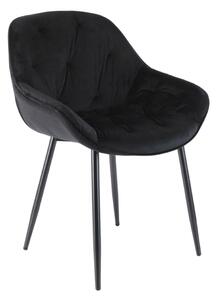 Jídelní židle Cornelia, černá