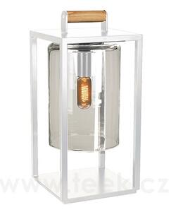 Royal Botania Venkovní lampa Dome Small, Royal Botania, 30x30x65 cm, rám hliník anthracite, clear glass, 4 W, napájení kabelem, vč. LED žárovky