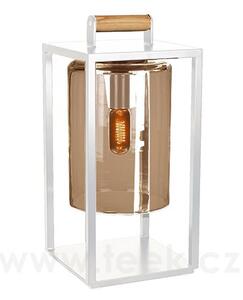 Royal Botania Venkovní lampa Dome Small, Royal Botania, 30x30x65 cm, rám hliník anthracite, clear glass, 4 W, napájení kabelem, vč. LED žárovky