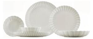 Jídelní sada 18 ks bílá/porcelán