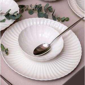 Jídelní sada 18 ks bílá/porcelán