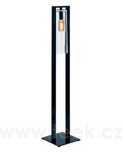 Royal Botania Venkovní lampa Dome Floor, Royal Botania, 23x33x171 cm, rám hliník anthracite, clear glass, 4 W, napájení kabelem, vč. LED žárovky