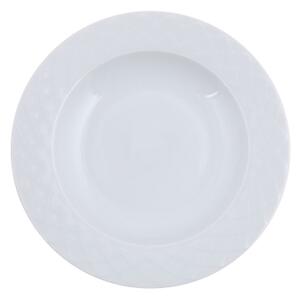 Jídelní sada 24 ks bílá/porcelán