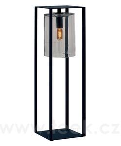 Royal Botania Venkovní lampa Dome Move, Royal Botania, 30x30x112 cm, rám hliník anthracite, clear glass, 4 W, napájení kabelem, vč. LED žárovky