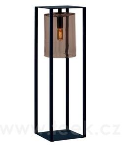Royal Botania Venkovní lampa Dome Move, Royal Botania, 30x30x112 cm, rám hliník anthracite, clear glass, 4 W, napájení kabelem, vč. LED žárovky