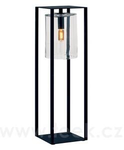Royal Botania Venkovní lampa Dome Move, Royal Botania, 30x30x112 cm, rám hliník anthracite, clear glass, 4 W, napájení kabelem, vč. LED žárovky