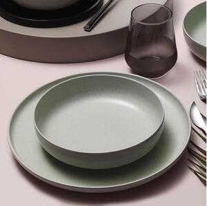 Jídelní sada 18 ks zelená/porcelán