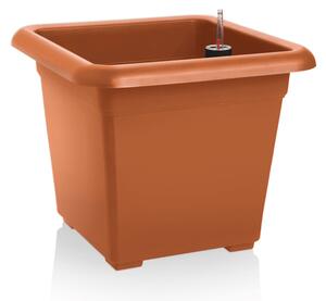Plastkon Květináč samozavlažovací QUATTRO AQUA PRO 50×50 terakota