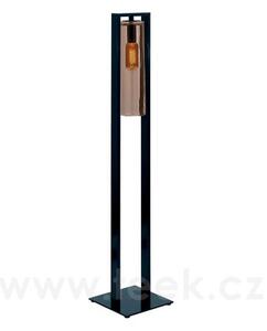 Royal Botania Venkovní lampa Dome Floor, Royal Botania, 23x33x171 cm, rám hliník anthracite, clear glass, 4 W, napájení kabelem, vč. LED žárovky
