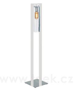 Royal Botania Venkovní lampa Dome Floor, Royal Botania, 23x33x171 cm, rám hliník anthracite, clear glass, 4 W, napájení kabelem, vč. LED žárovky