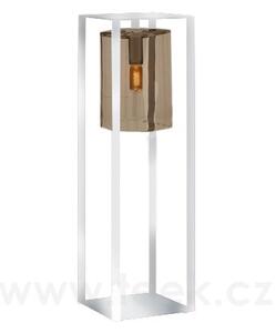 Royal Botania Venkovní lampa Dome Move, Royal Botania, 30x30x112 cm, rám hliník anthracite, clear glass, 4 W, napájení kabelem, vč. LED žárovky