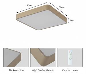 Brilagi - LED Stropní svítidlo POOL LED/48W/230V 3000/4000/6000K 50x50 cm béžová