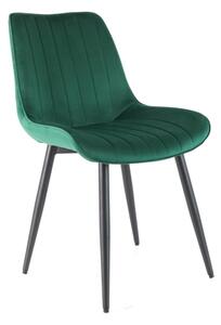 Jídelní židle Rowena, tmavě zelená