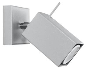 Sollux SL.0455 - Nástěnné bodové svítidlo MERIDA 1xGU10/40W/230V šedá SLX0373