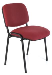 Konferenční židle Viva N, černé nohy, červená