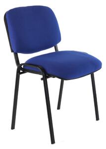 Konferenční židle Viva N, černé nohy, modrá