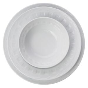 Jídelní sada 18 ks bílá/porcelán