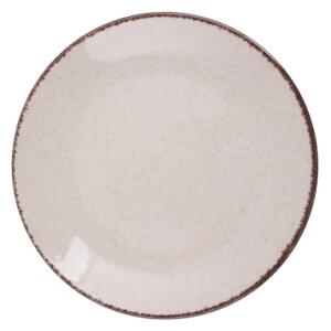 Jídelní sada 18 ks béžová/porcelán
