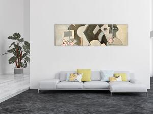 Obraz - Kubismus (170x50 cm)
