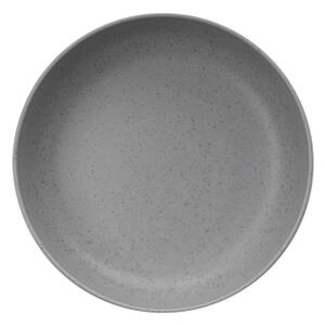 Jídelní sada 12 ks šedá/porcelán