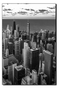 Obraz na plátně - Mrakodrapy v Chicagu- obdélník 7268QA (100x70 cm)