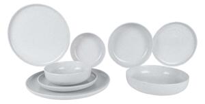 Jídelní sada 8 ks béžová/porcelán
