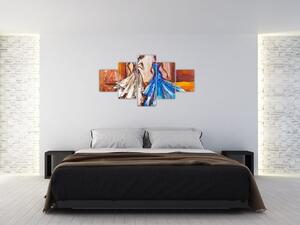 Obraz - Tanečnice, olejomalba (125x70 cm)