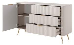 Komoda Wosial 138 1D3S, Barva: bílá 5903211482809