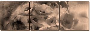 Obraz na plátně - Akvarel, kytice máků, reprodukce- panoráma 5270FB (90x30 cm)