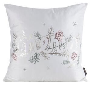VÁNOČNÍ DEKORAČNÍ POVLAK NA POLŠTÁŘ MERRY1 45X45 CM VZOROVANÝ