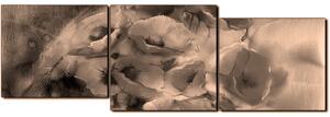 Obraz na plátně - Akvarel, kytice máků, reprodukce- panoráma 5270FE (150x50 cm)