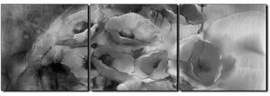 Obraz na plátně - Akvarel, kytice máků, reprodukce- panoráma 5270QB (90x30 cm)