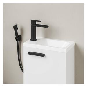 Ravak XJGL1100000 - Závěsné umyvadlo CHROME 40x22 cm litý mramor/bílá