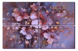 Obraz na plátně - Květ mandlí, reprodukce ruční malby 1273FE (90x60 cm)