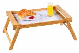 Kesper 77605 Servírovací tác se skládacími nohami bambus, 54,5 x 33 cm